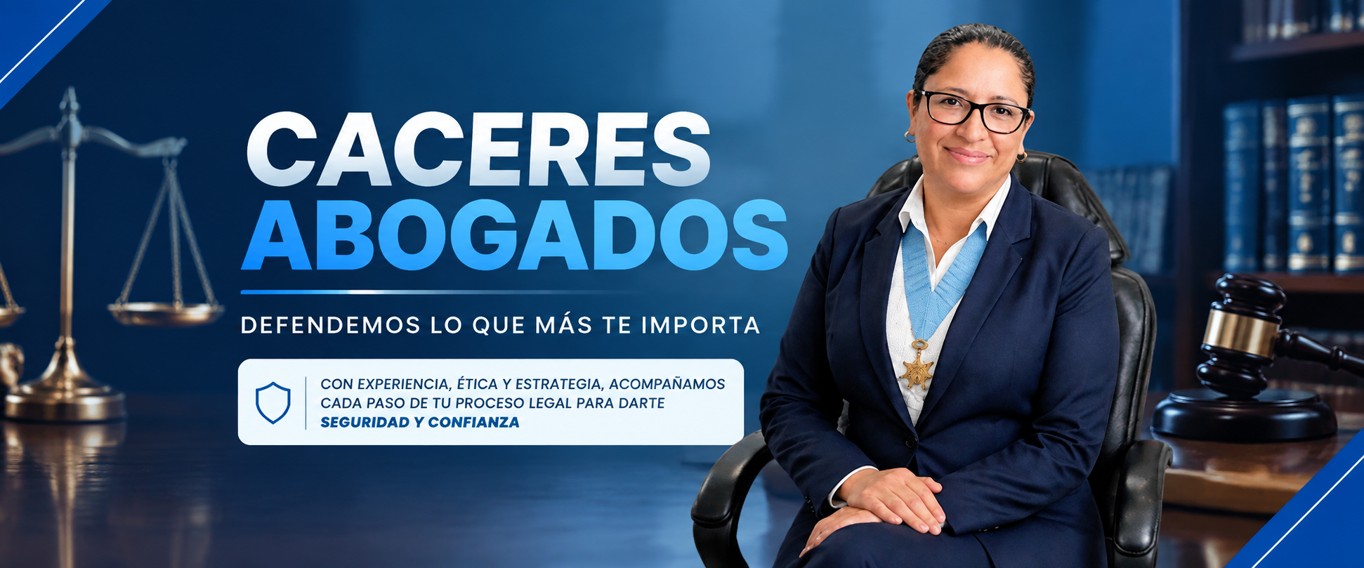 Dra. Yajayda del Pilar Cáceres Alva, representante legal de Cáceres Abogados
